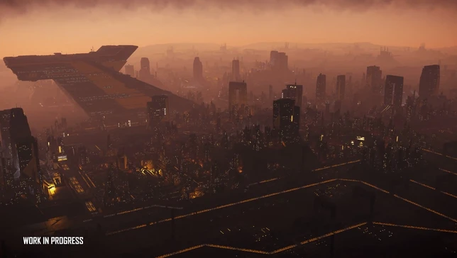 Panorama urbain de Lorville