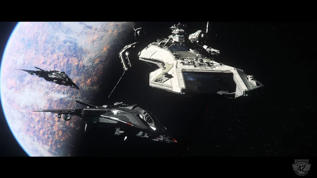 Squadron 42 partage le même univers que Star Citizen, mais sera un jeu solo digne d'un film hollywoodien.