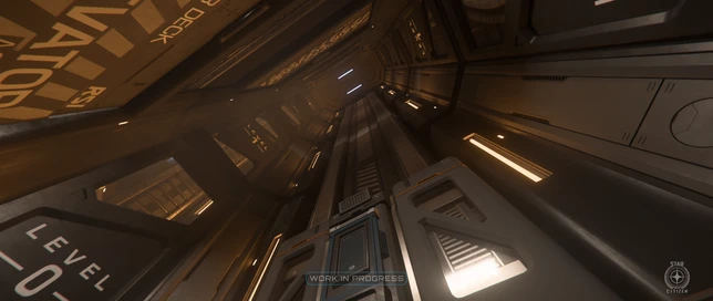Cage d'ascenseur du Perseus