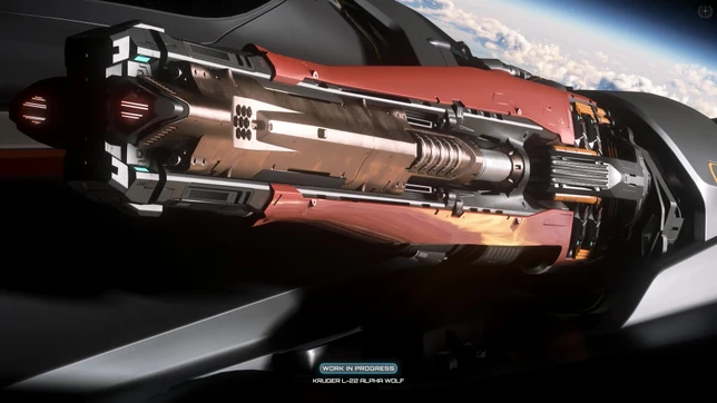 Arme à répétition laser du L-22 Alpha Wolf