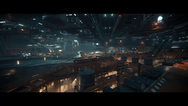 Vue de la station Archon, présentée rapidement en intro de l'épisode 1 de "The Briefing Room"